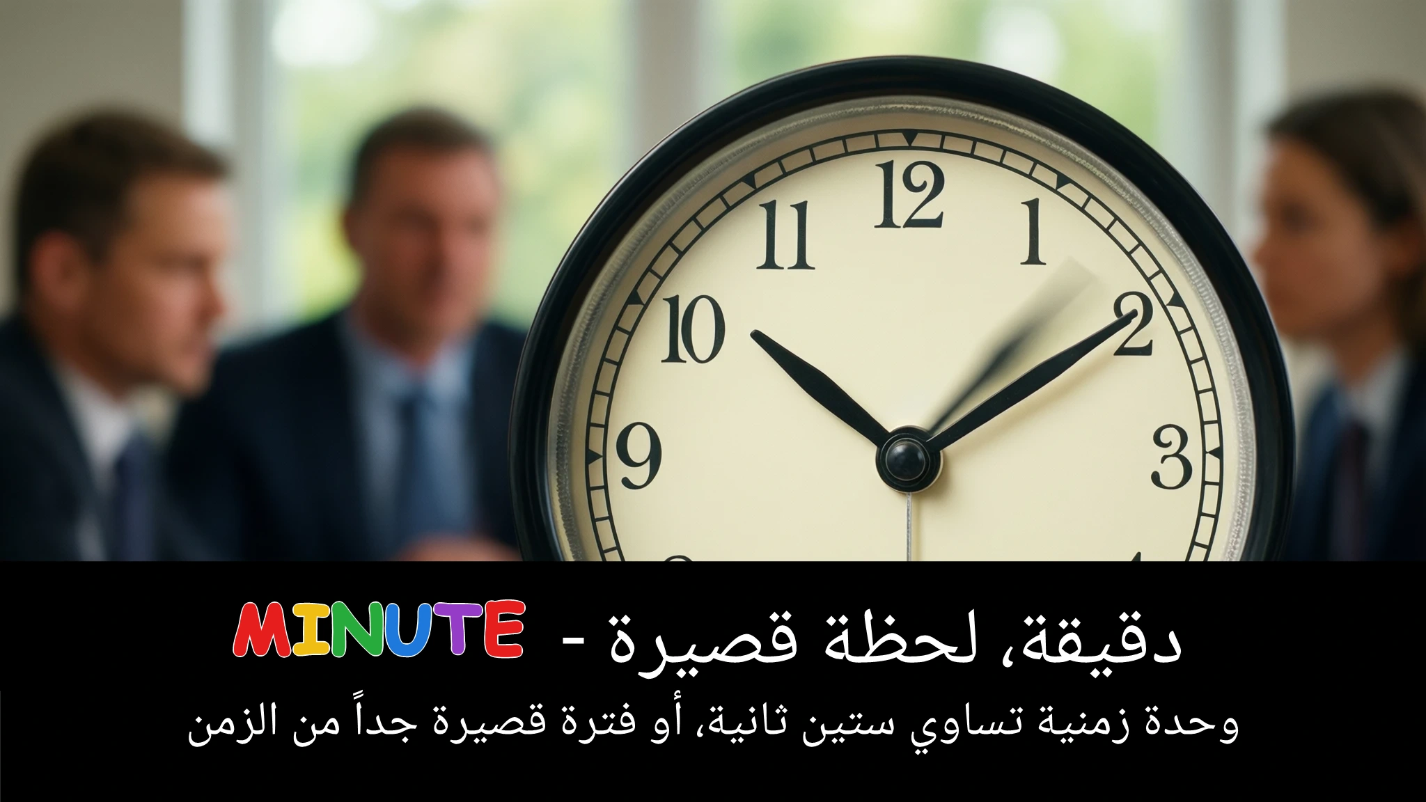 Arabic Illustration for minute
